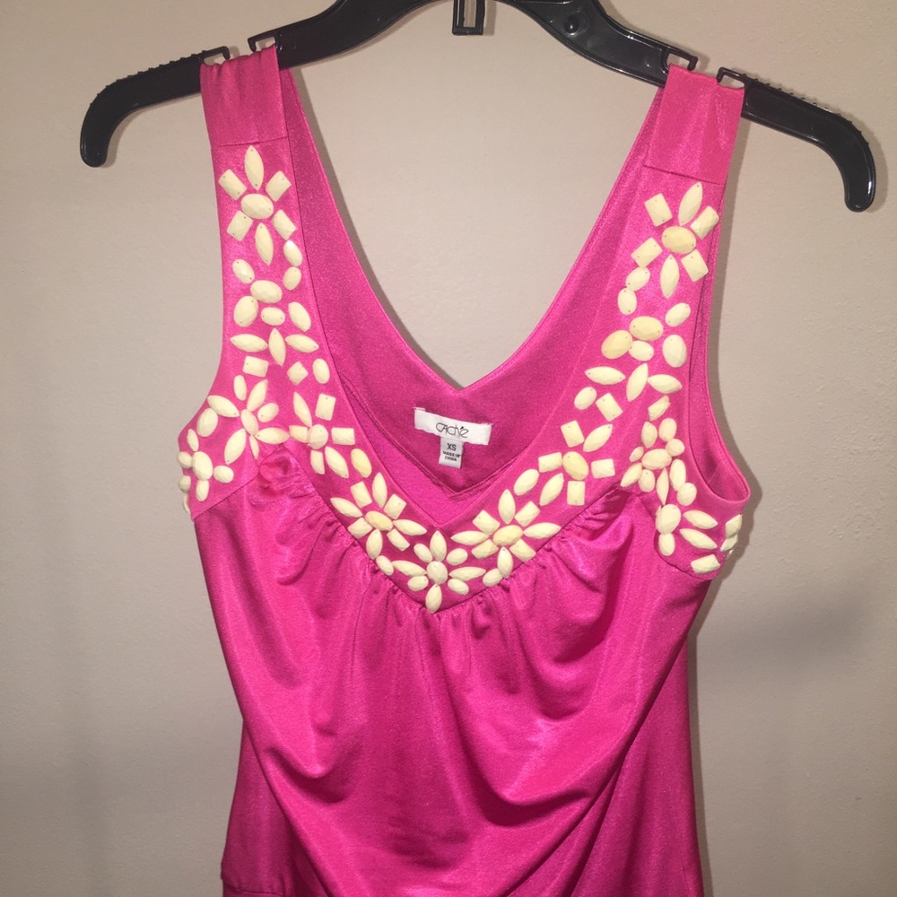 Hot pink top